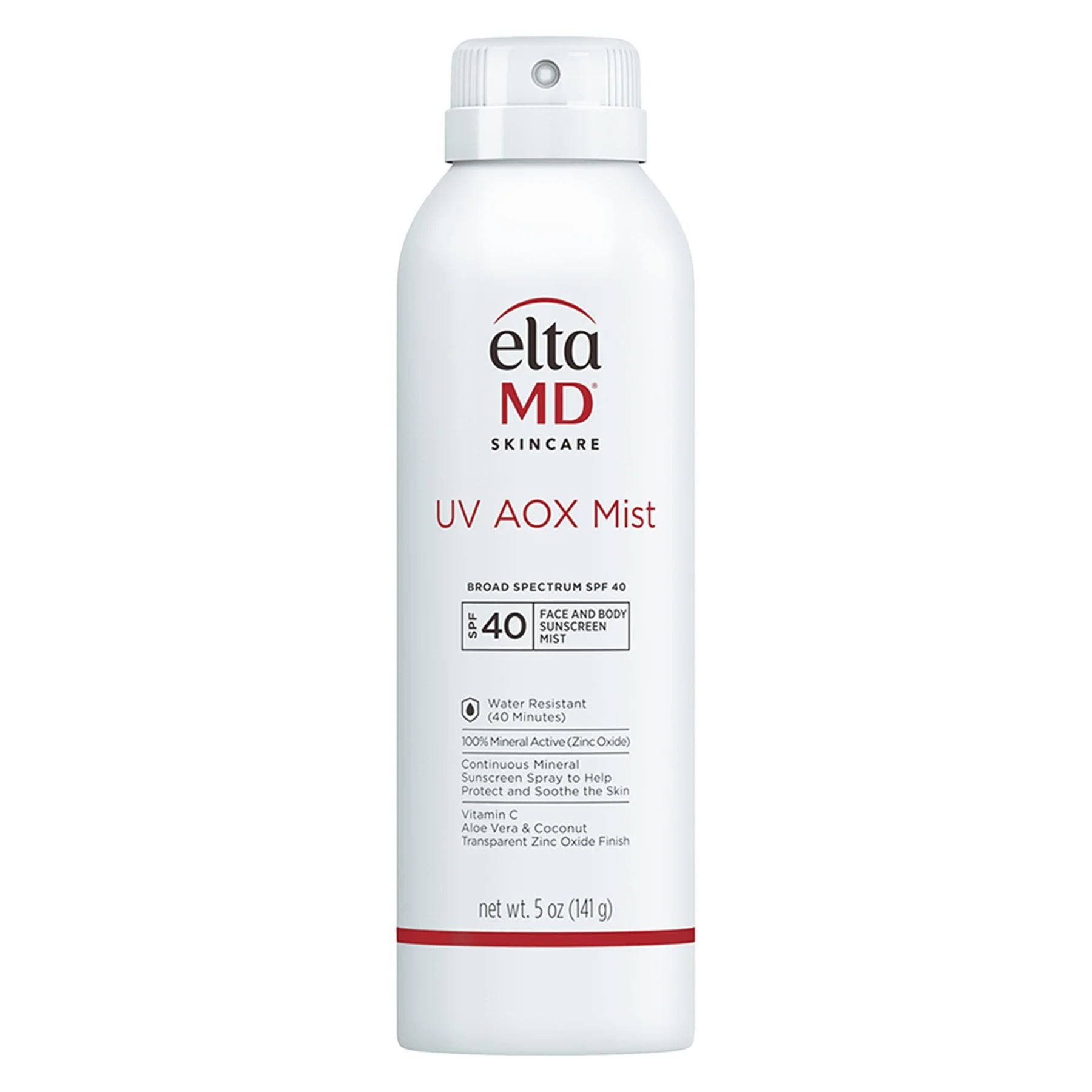 EltaMD UV AOX Elements SPF 50 tinted sunscreen on a clean background