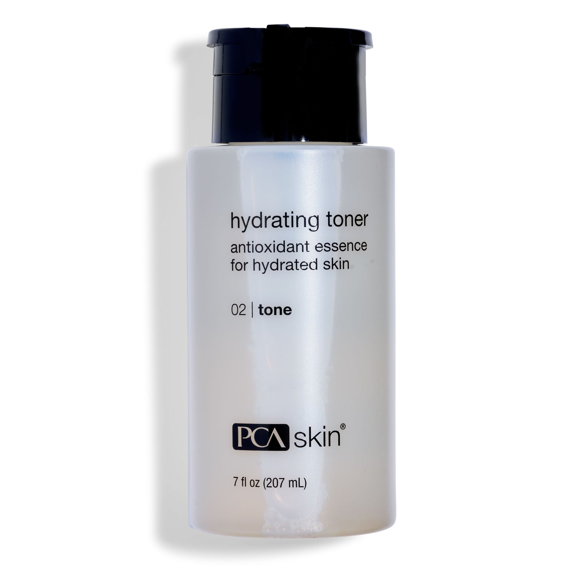 PCA SKIN Hydrating Toner bottle on a clean white background