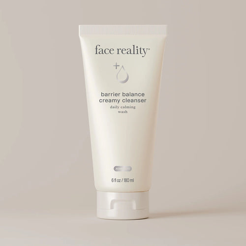 Face Reality Barrier Balance Creamy Cleanser tube on a clean background