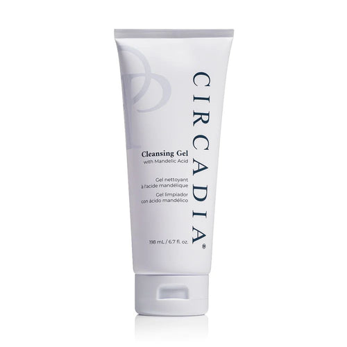 Circadia Cleansing Gel with Mandelic Acid pump bottle on a clean background
