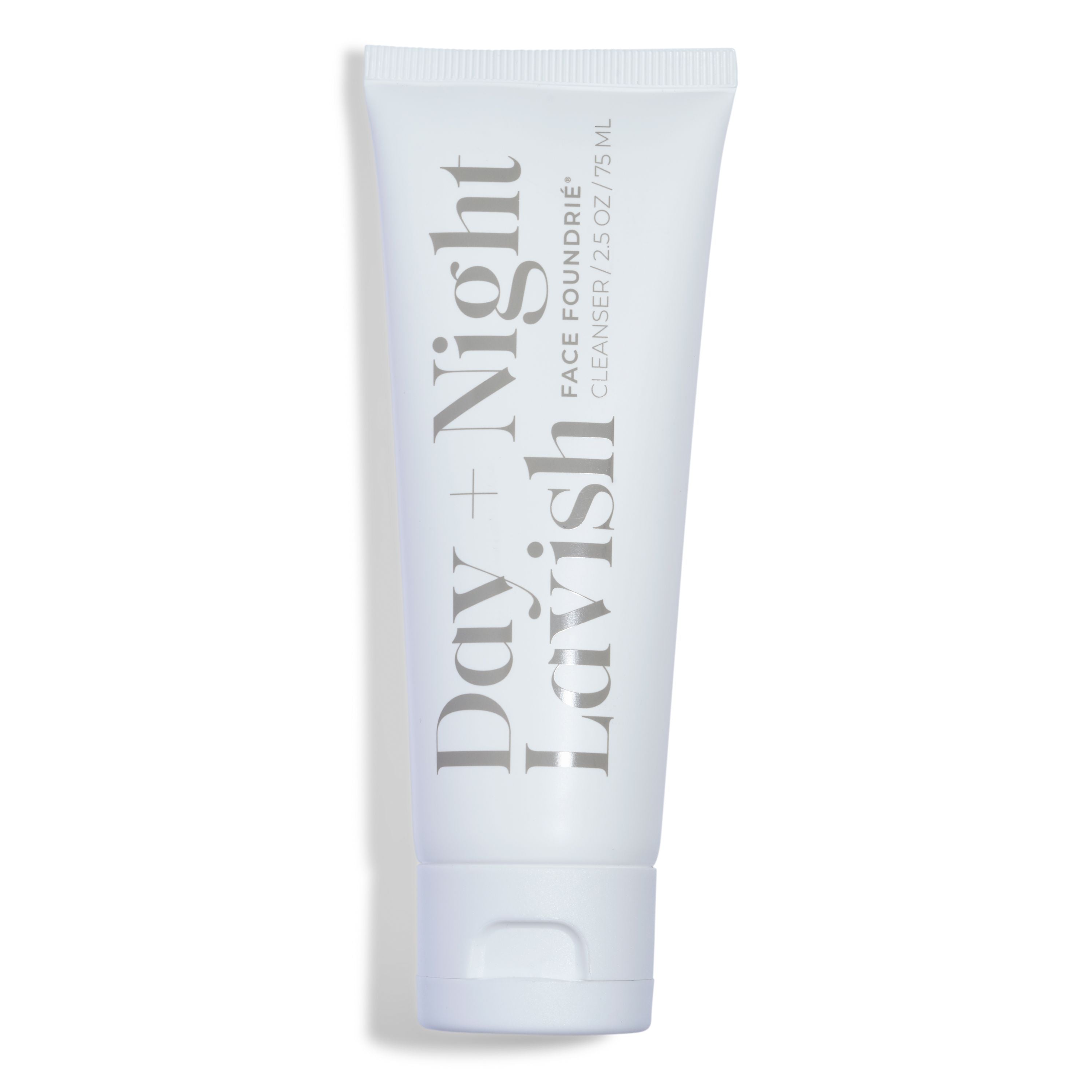 FACE FOUNDRIÉ Day + Night Lavish Cleanser bottle on a clean neutral surface