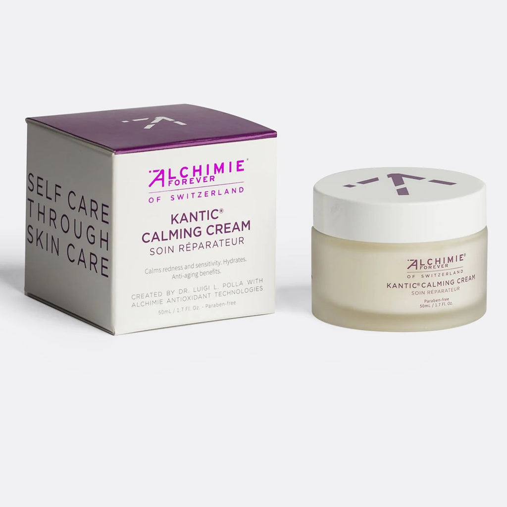 Alchimie Forever Kantic Calming Cream jar on a clean background