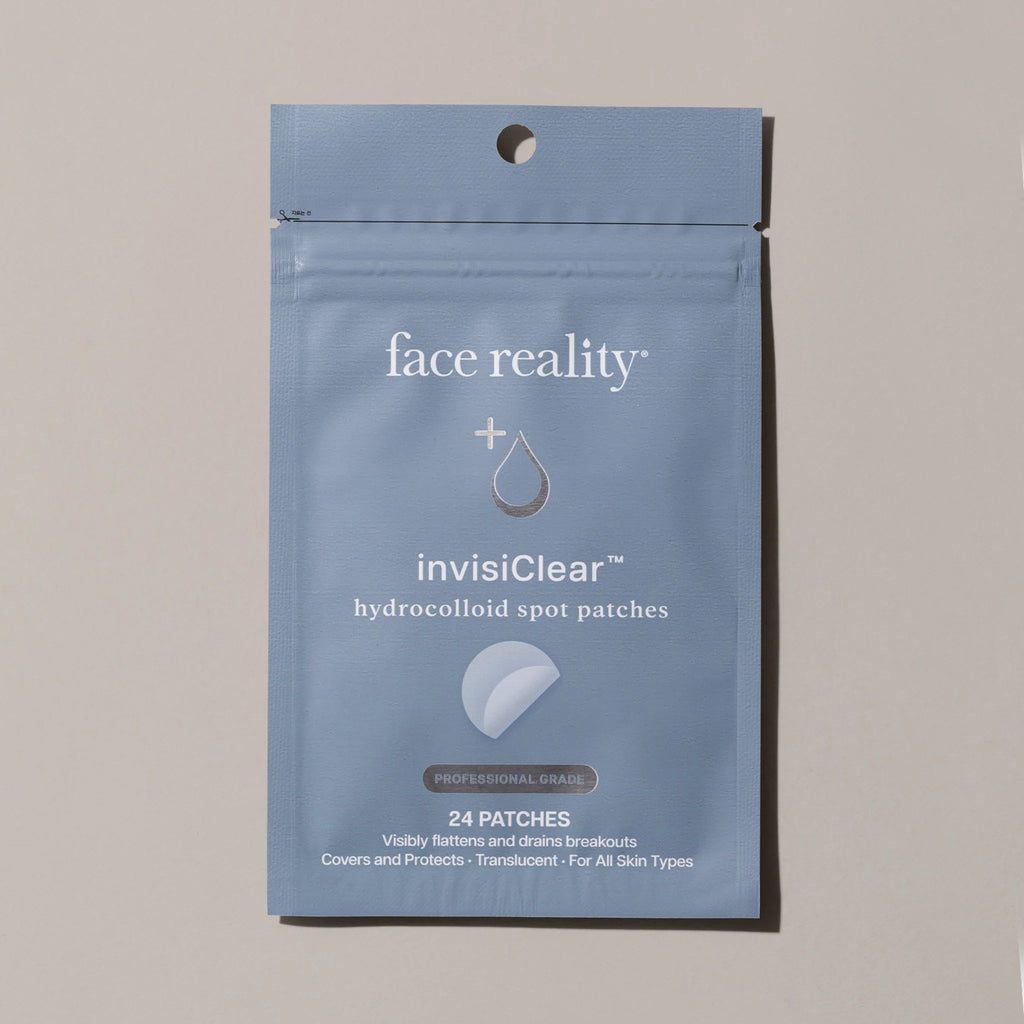 Face Reality InvisiClear Patches packet on a clean background
