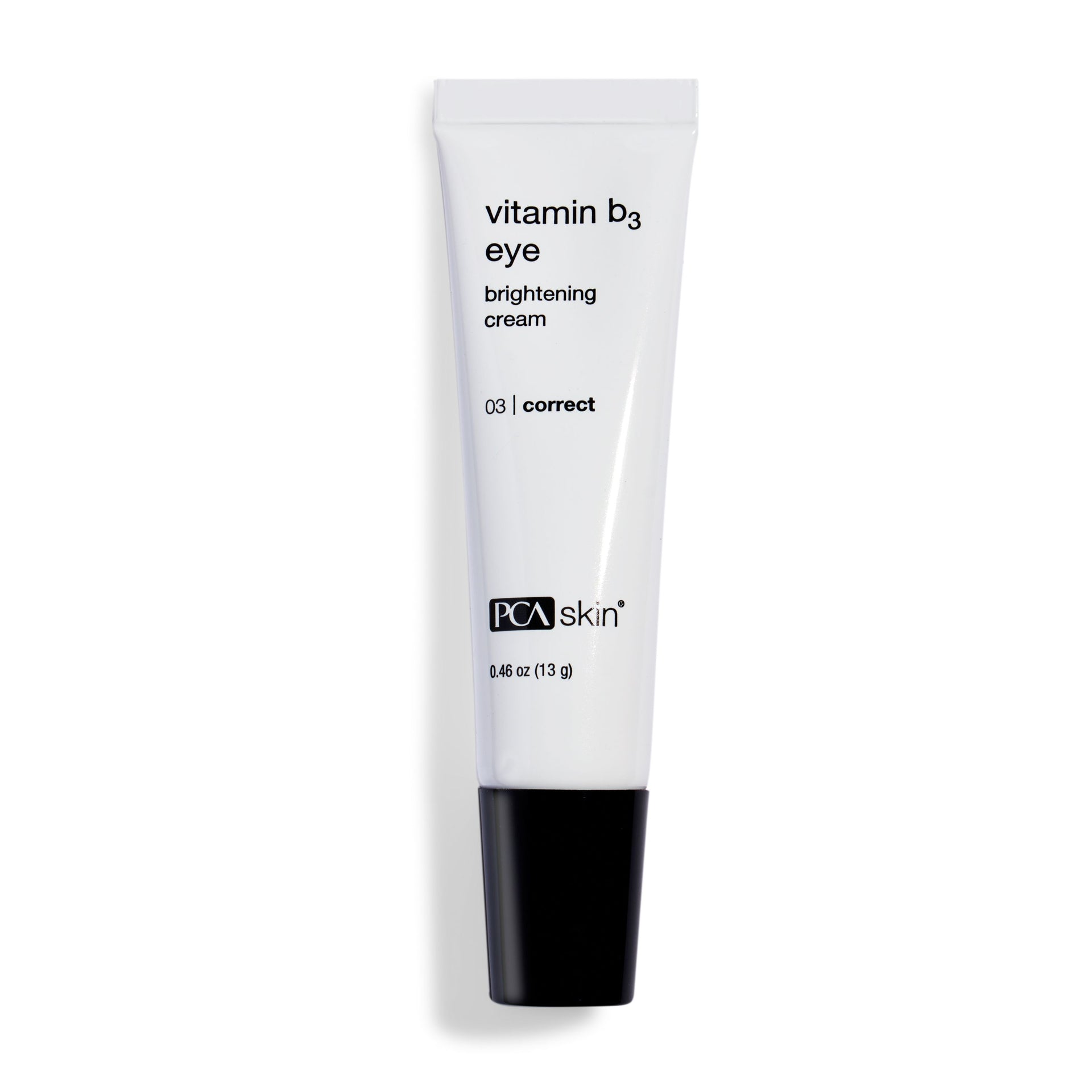 PCA SKIN Vitamin B3 Eye Brightening Cream tube on a clean background