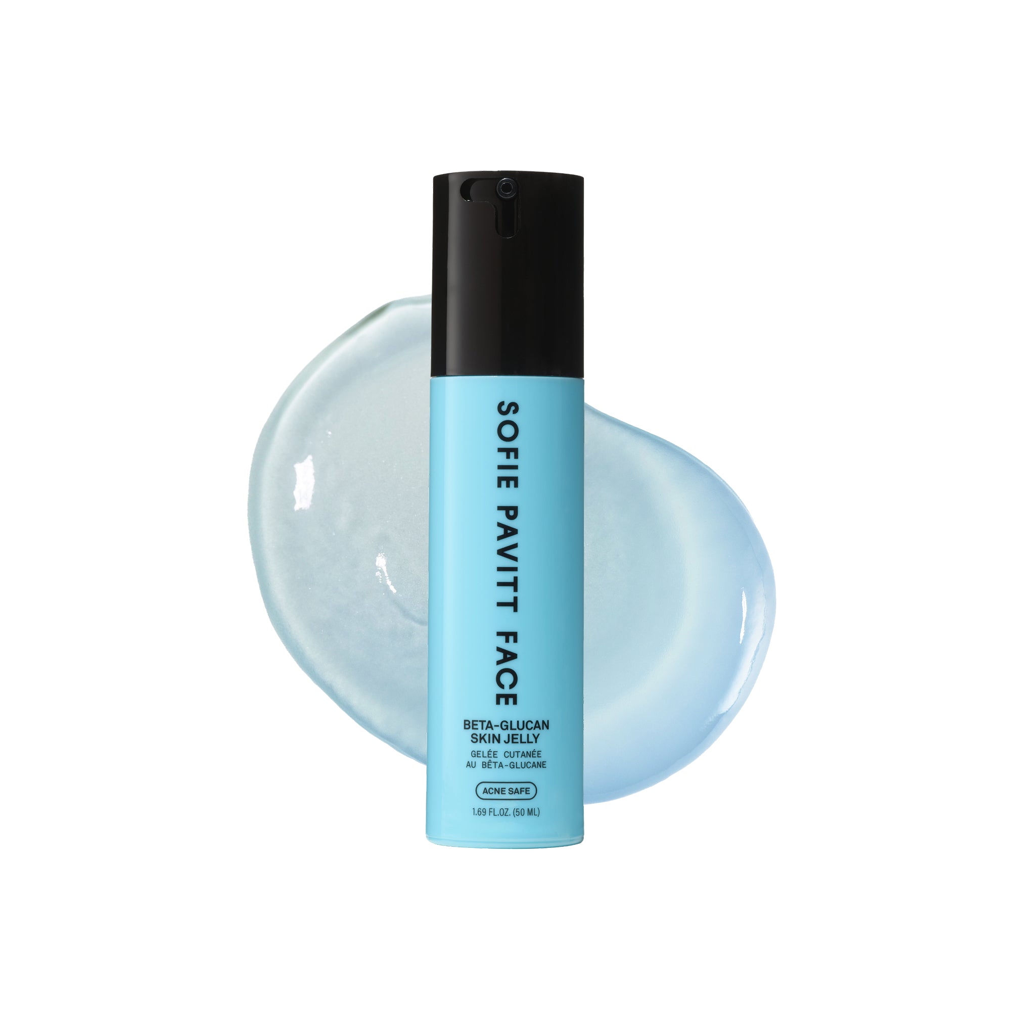 Sofie Pavitt Face skincare product with a black cap on a white background