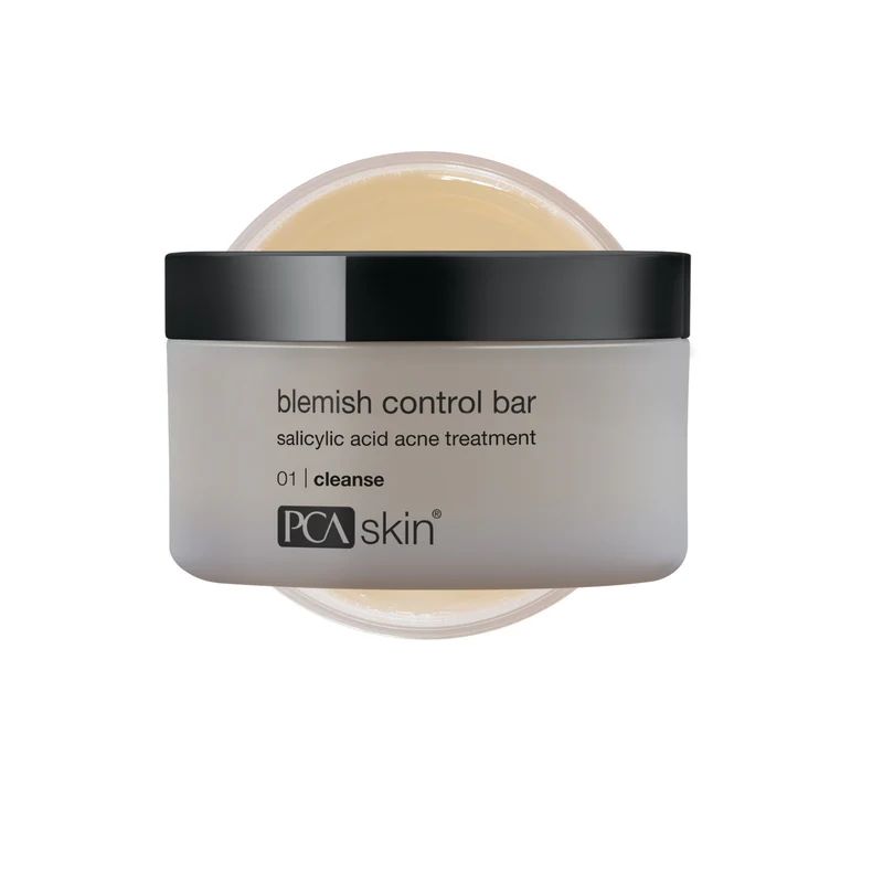 PCA SKIN Blemish Control Bar in a round container on a clean background